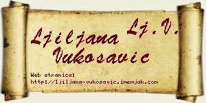 Ljiljana Vukosavić vizit kartica